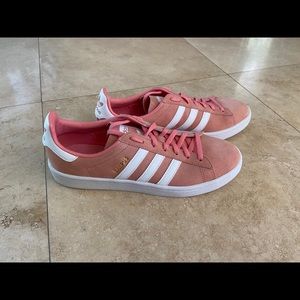 Adidas pink sneakers!!